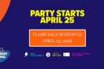 Lazada Birthday Sale Flash Sale Schedule – April 25, 2018