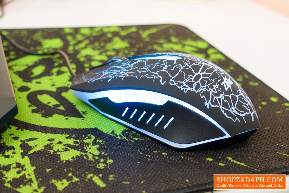 zeus m-110 lightning chain bolt gaming mouse review 