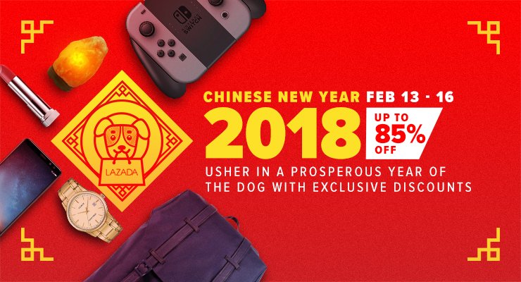 Lazada Philippines Chinese New Year Sale 2018