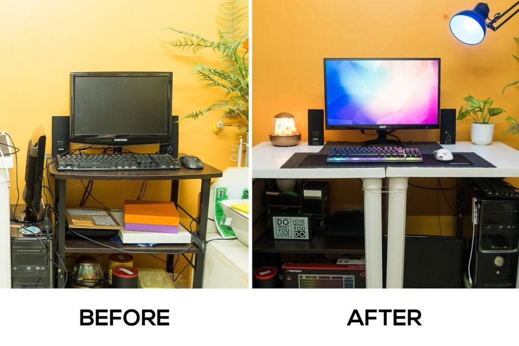 how to improve your desk setup