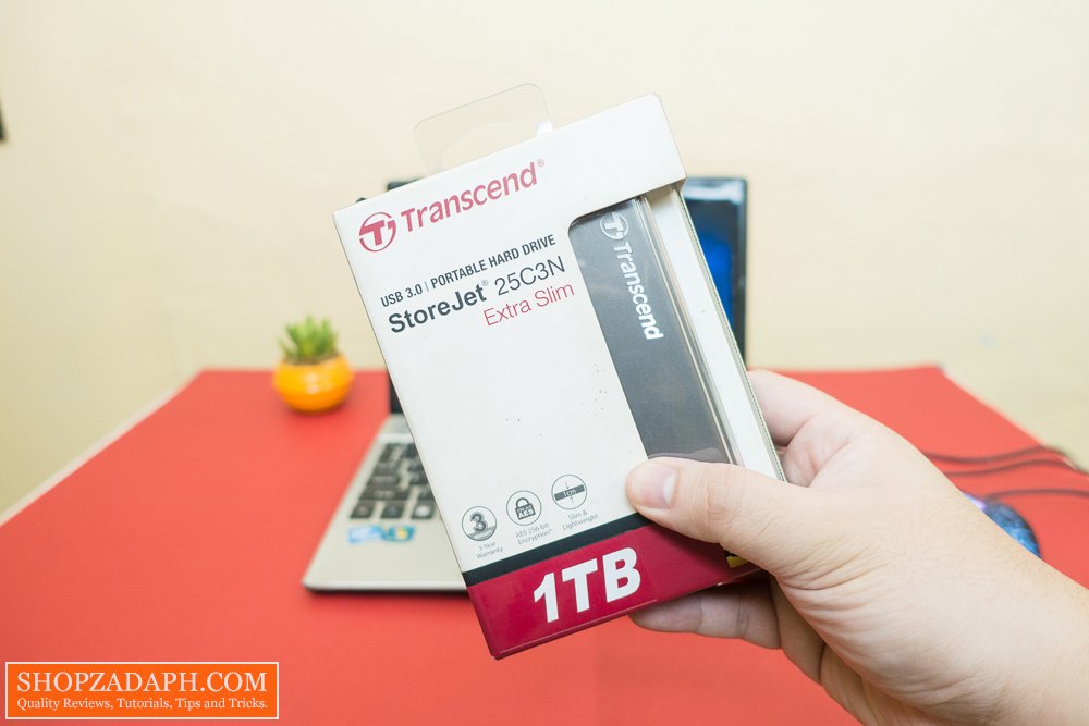 transcend storeJet 25C3N 1TB external hard drive review
