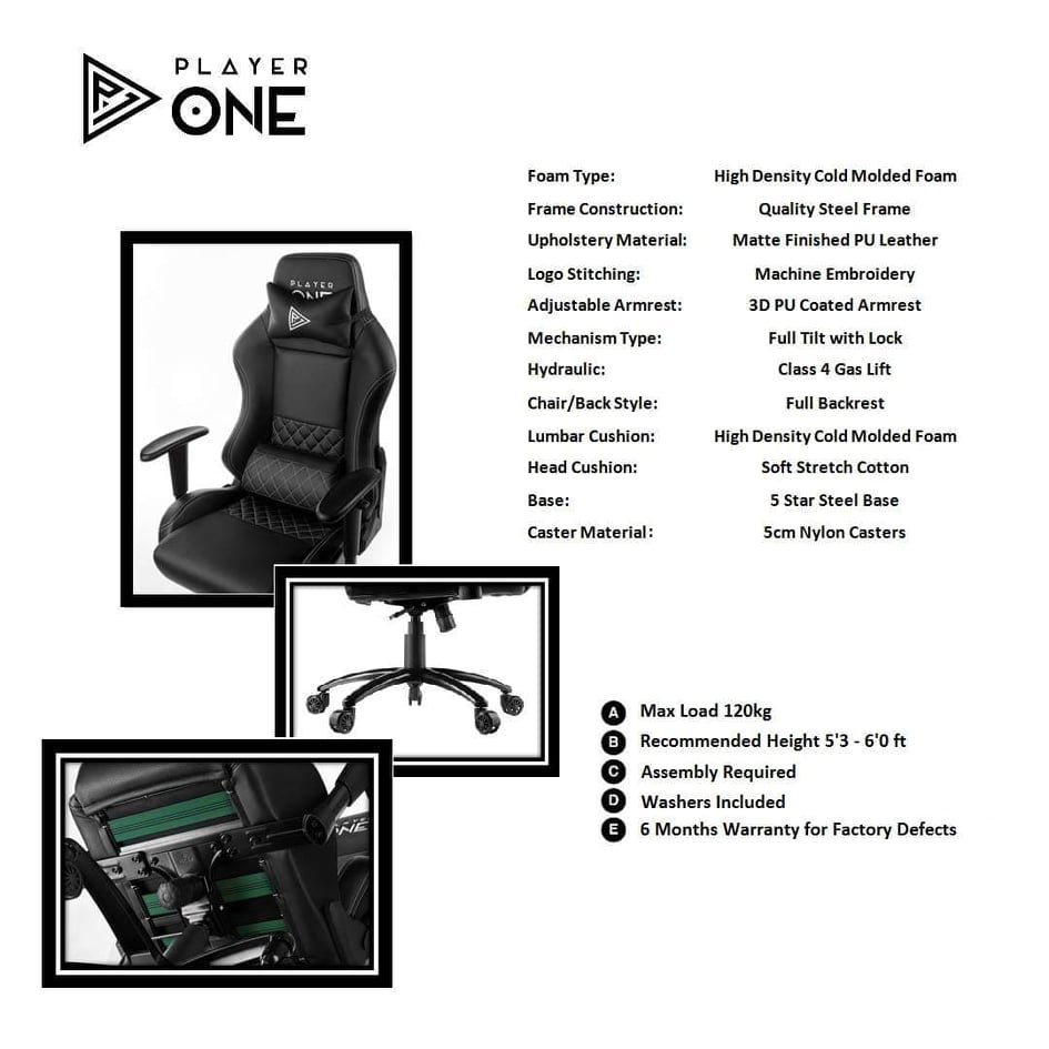 player one gaming gear