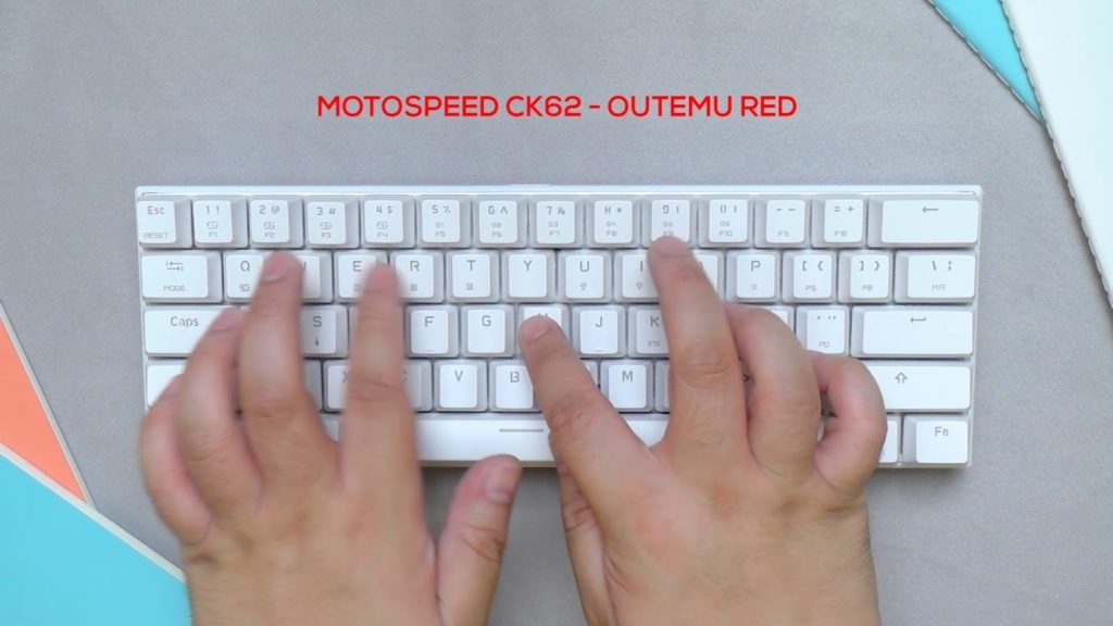 Motospeed CK62 Mechanical Keyboard Review - Outemu Red - TechBroll