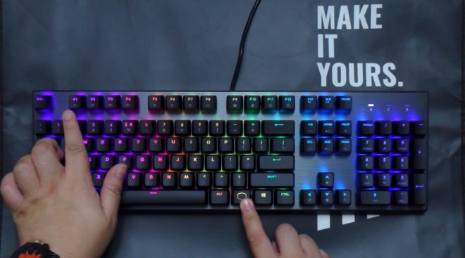 cooler master ck350 gaming mechanical keyboard lighting effects