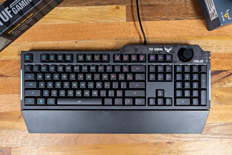 ASUS TUF Gaming K1 Keyboard Review Dedicated Volume Knob! TechBroll