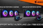 GIGABYTE AORUS WATERFORCE Liquid Cooler Lineup Supports 12th Gen. Intel® Processors