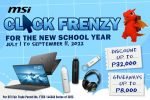 MSI Back to School Promo: Click Frenzy for the New School Year!