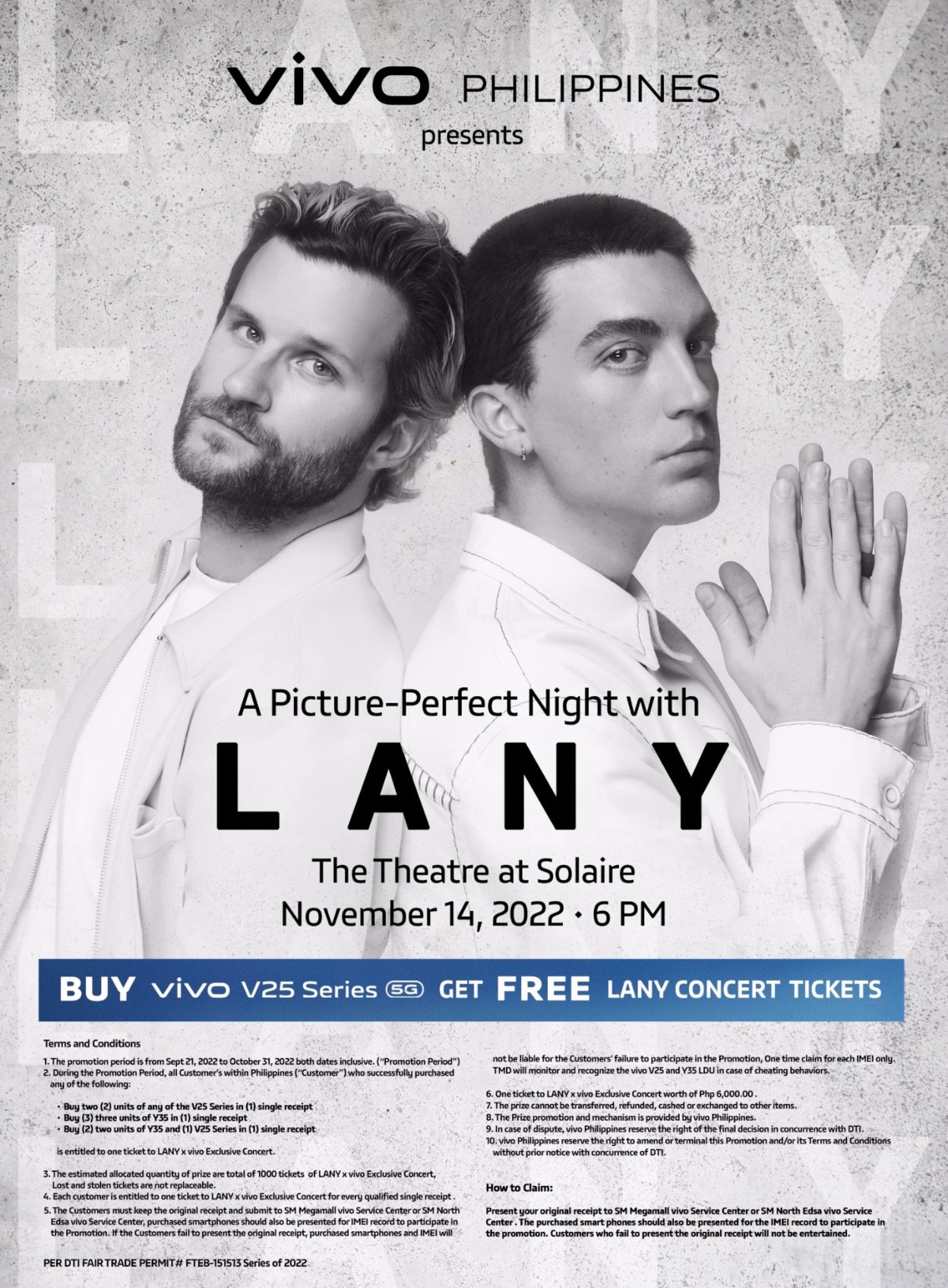 Stand a chance to win tickets to vivo Philippine’s Exclusive LANY
