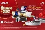 Enjoy up to PHP 23,000 bundled items with ASUS and ROG Share 2022 Holiday Promo