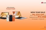 Discover Perfect Moments this New Year and get up to P6,000 off and worth up to P13,998 freebies from HUAWEI