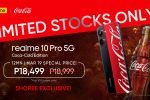 Snag the realme 10 Pro 5G Coca-Cola® Edition for as low as PHP18,499 this March 19 on Shopee