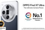 OPPO Find X7 Ultra Number One Rated Camera Phone by DXOMARK