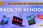 Here Are The MSI Laptop Must-Haves This Back-To-School Season!