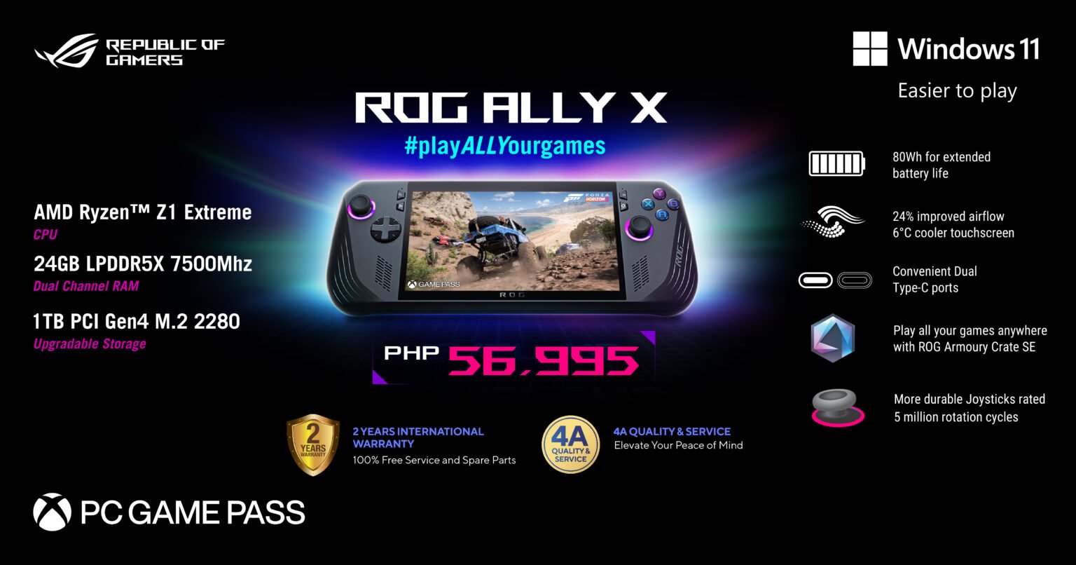Republic of Gamers Philippines Officially Launches ROG Ally X - TechBroll