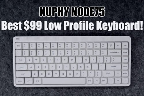 NuPhy Node75 Review – Best $99 Low Profile Keyboard!