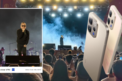 vivo V70’s AI Stage Mode brings concert moments closer at music fest
