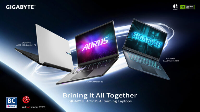 GIGABYTE Unveils Award Winning AI Gaming Laptops And Computex 2026 AI Gaming Laptops KV 1920x1080 1 768x432 